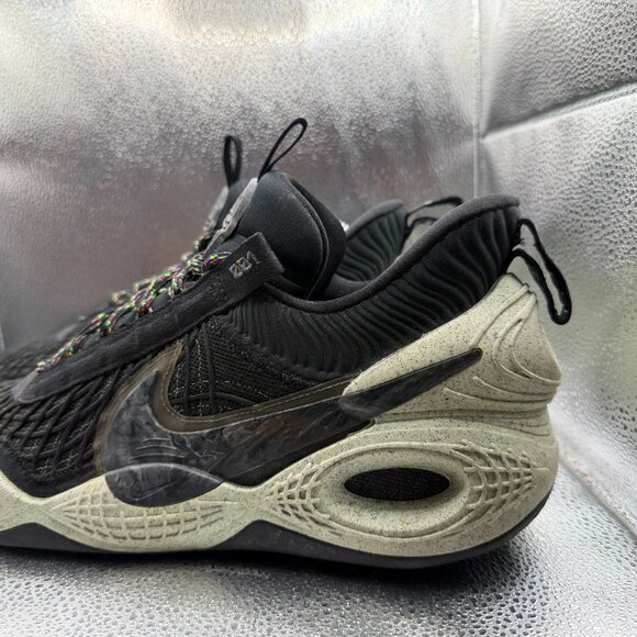 Size 11.5 Nike Cosmic Unity Black Green Glow Mens Basketball Sneakers DA6725-001 - Picture 10 of 14